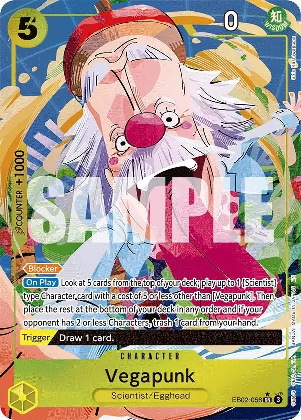Vegapunk (Alternate Art) (Eb02-056) (Eb-02) 1