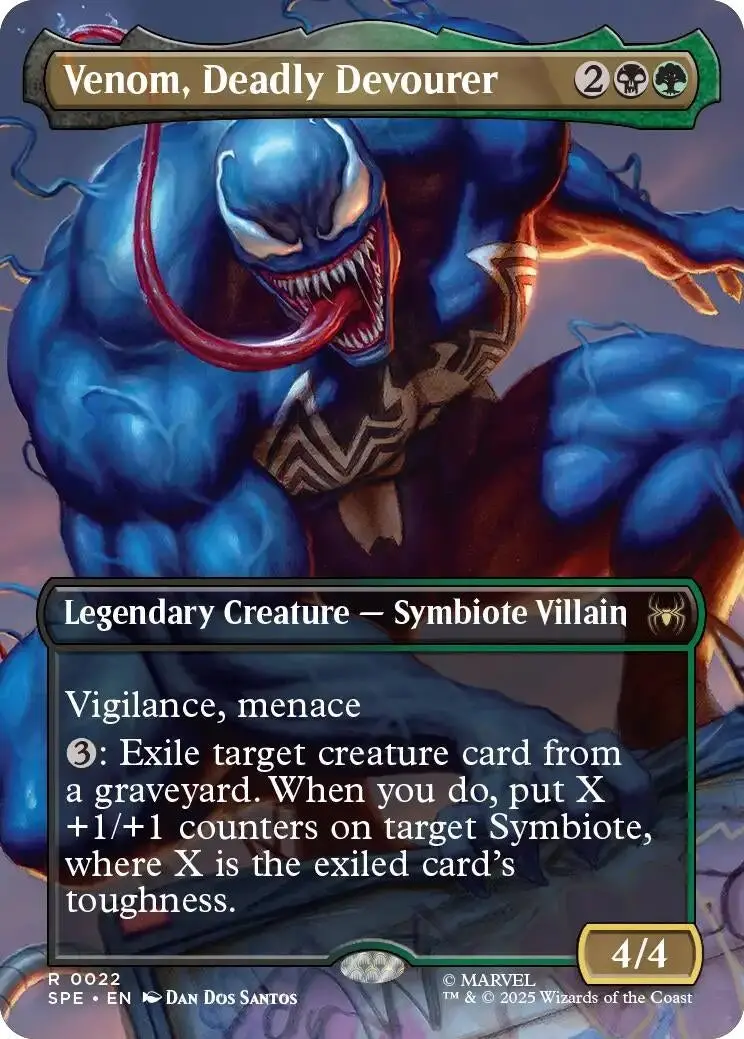 Venom, Deadly Devourer (Borderless) (22) (Spe) 1