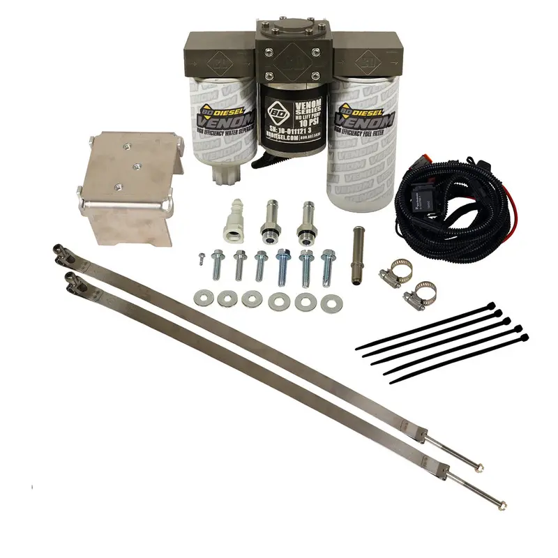 Venom Fuel Lift Pump C/W Filter & Separator Chevy 6.6L Duramax 2001-2010 1