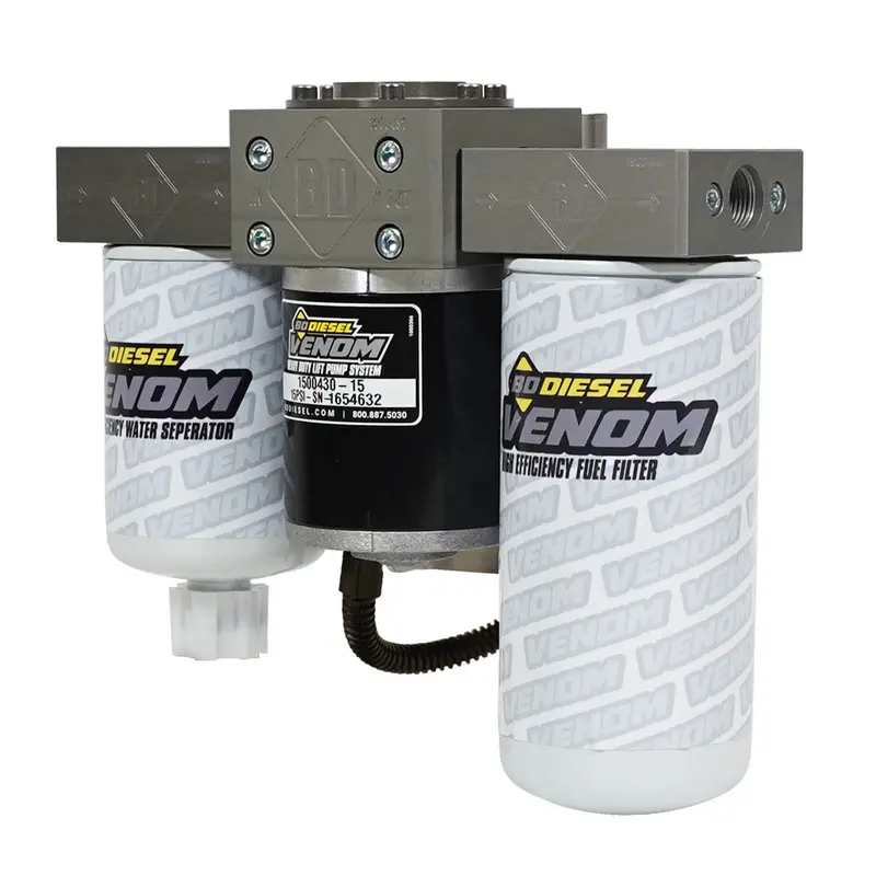 Venom Fuel Lift Pump C/W Filter & Separator Dodge 5.9L/6.7L Cummins 2005-2012 2