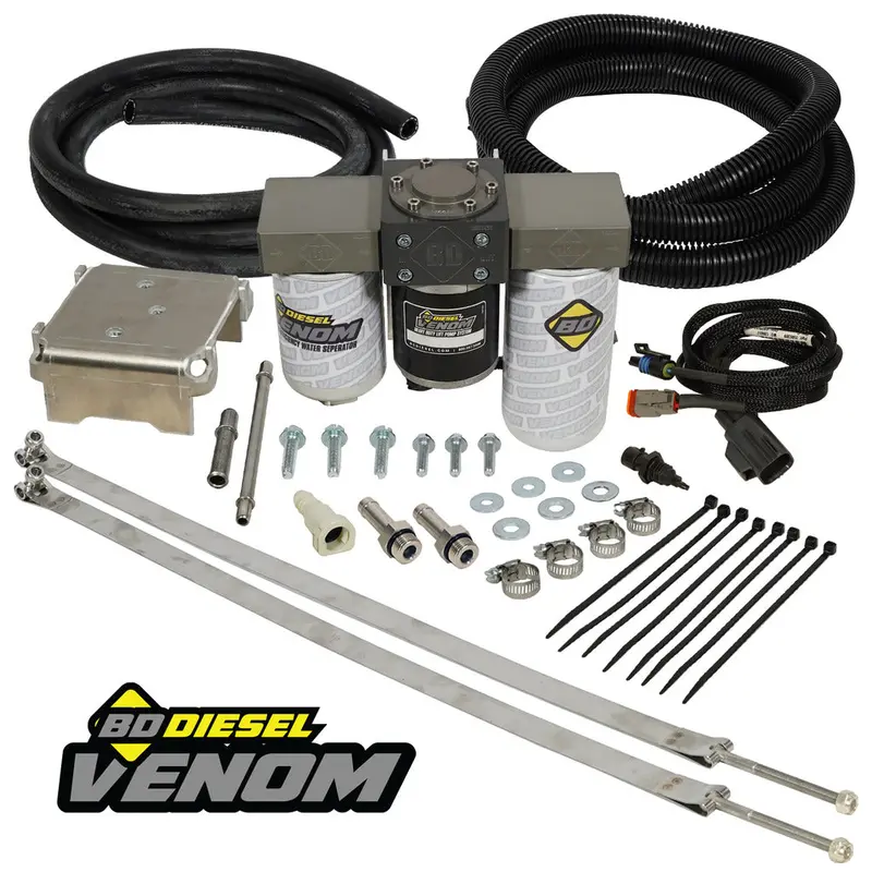 Venom Fuel Lift Pump C/W Filter & Separator Ford 6.4L Power Stroke 2008-2010 1