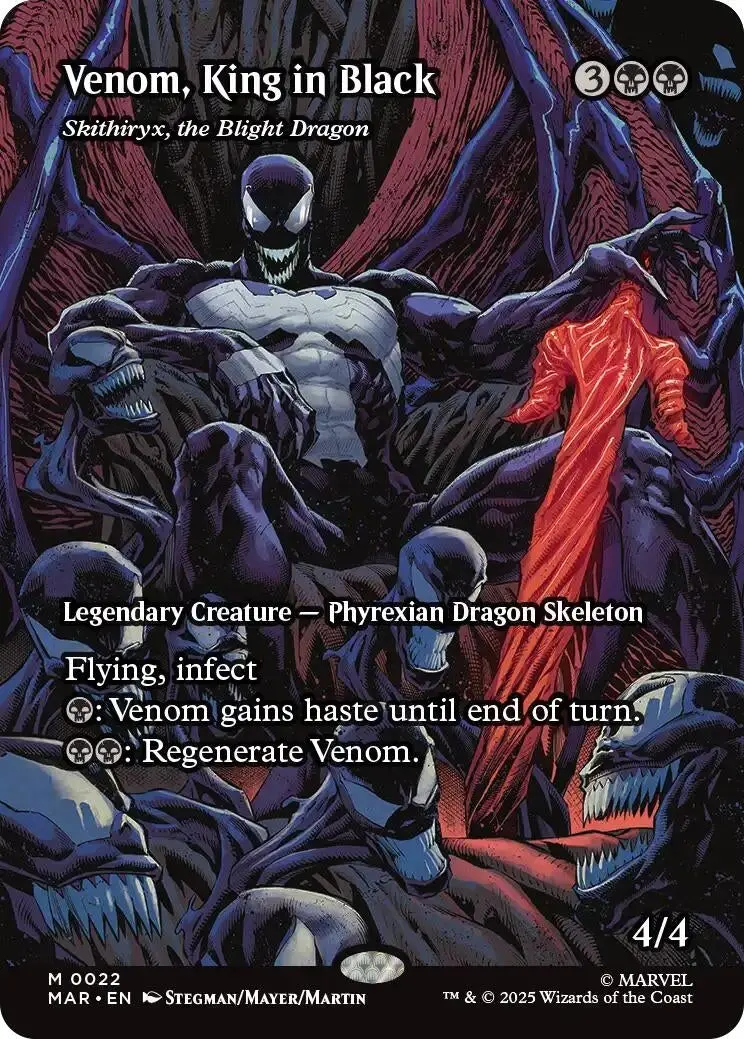 Venom, King In Black - Skithiryx, The Blight Dragon (Borderless) (22) (Mar) 1