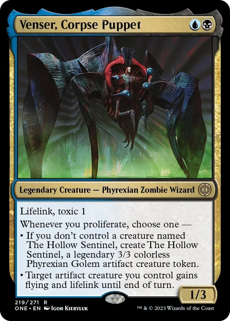 Venser, Corpse Puppet (219) (One) 1