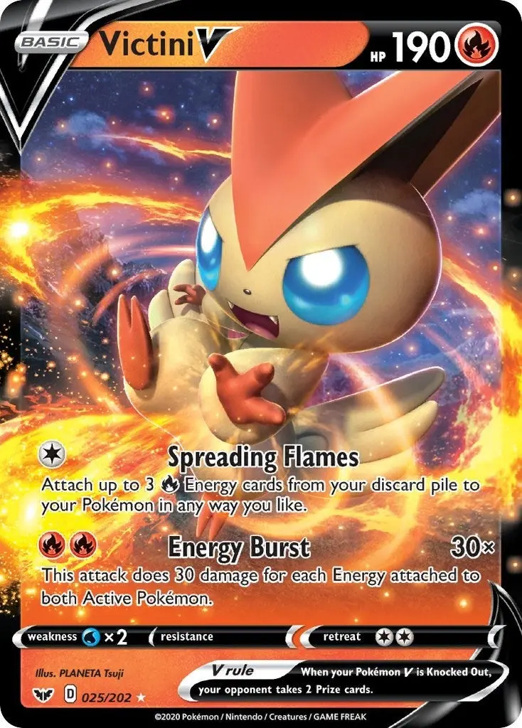Victini V (025/202) (Swsh01) 1