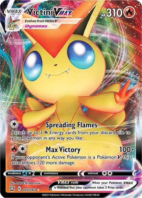 Victini Vmax (022/163) (Swsh05) 1