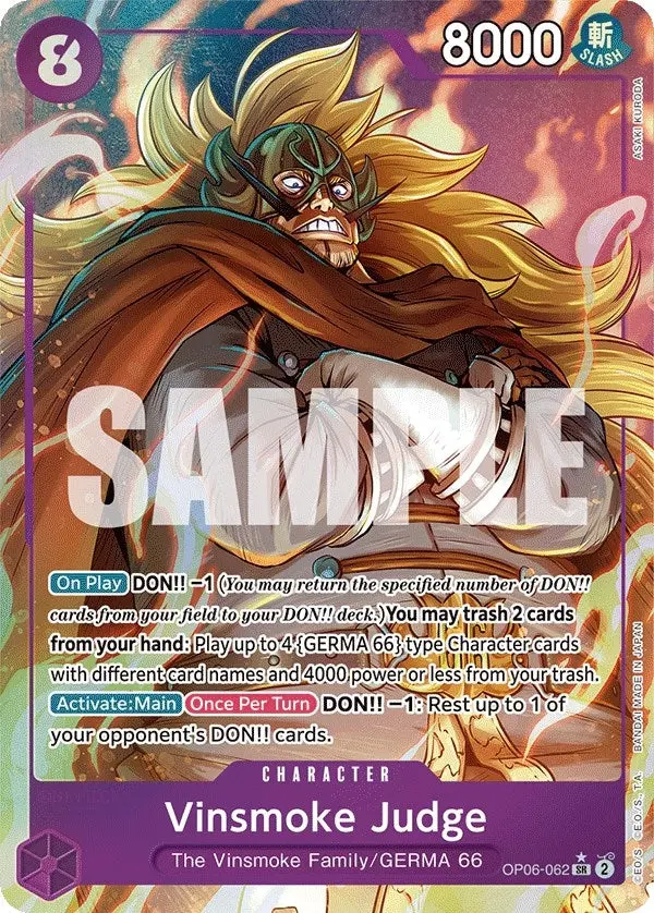 Vinsmoke Judge (Alternate Art) (Op06-062) (Op06) 1