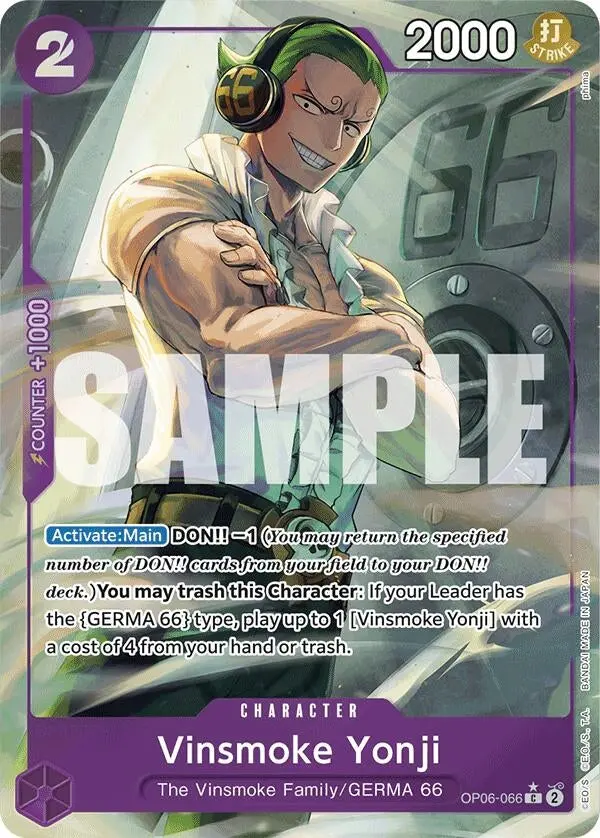 Vinsmoke Yonji (Op06-066) (Full Art) (Op06-066) (Prb-01) 1
