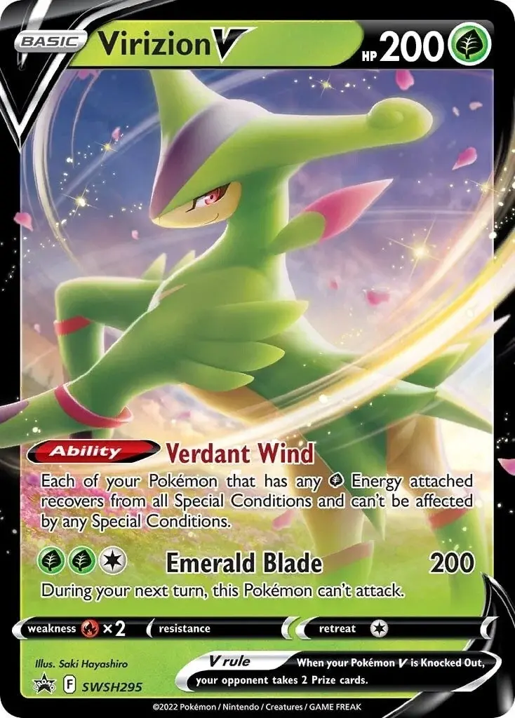 Virizion V - Swsh295 (Swsh295) (Swsd) 1