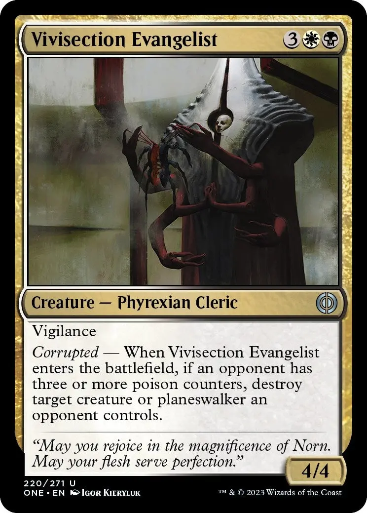 Vivisection Evangelist (220) (One) 1