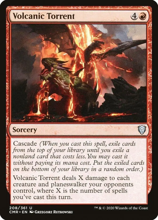 Volcanic Torrent (208) (Cmr) 1