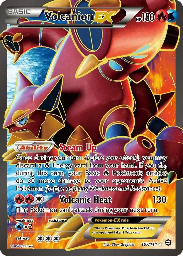 Volcanion Ex (Full Art) (107/114) (Sts) 1