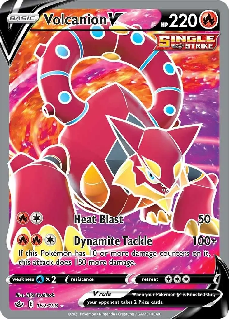 Volcanion V (Full Art) (162/198) (Swsh06) 1