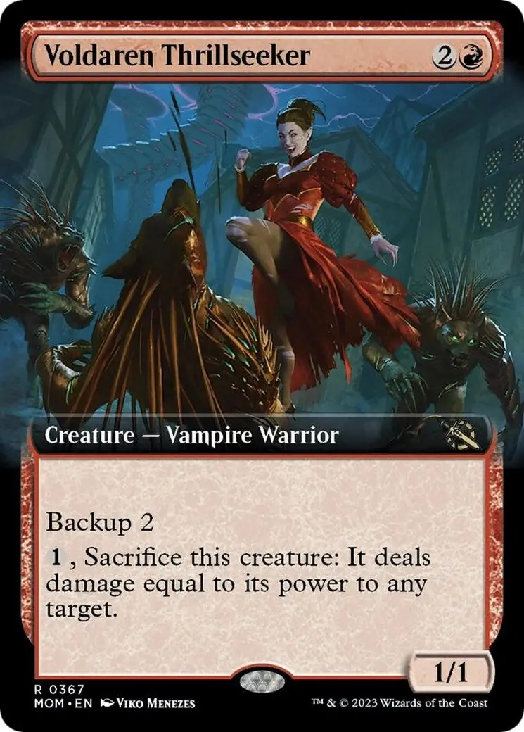 Voldaren Thrillseeker (Extended Art) (367) (Mom) 1