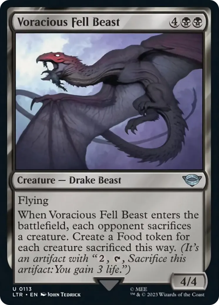 Voracious Fell Beast [The Lord Of The Rings: Tales Of Middle-Earth] 1
