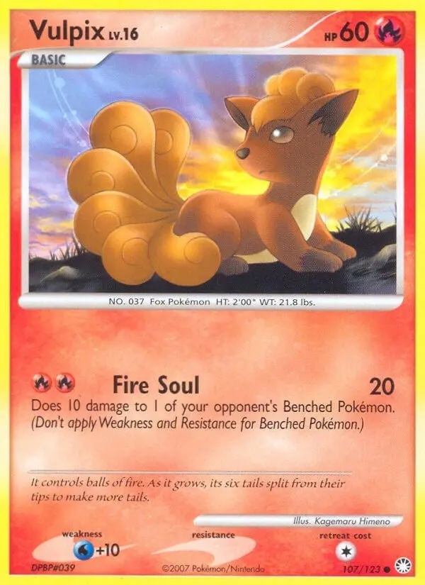 Vulpix (107/123) (Mt) 1