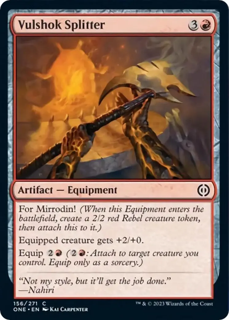 Vulshok Splitter (156) (One) 1