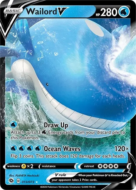 Wailord V (13/73) (Chp) 1