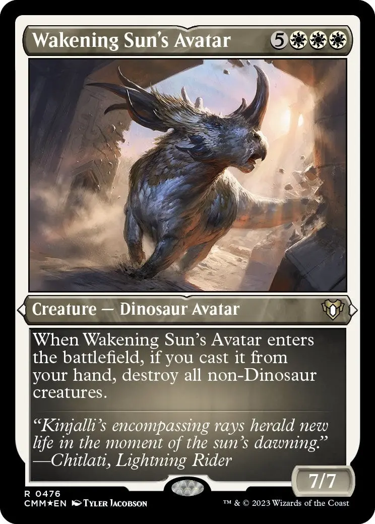 Wakening Sun's Avatar (Foil Etched) (476) (Cmm) 1
