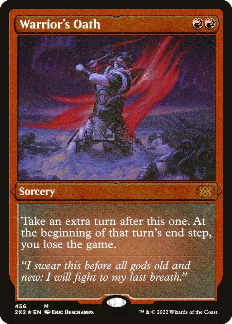 Warrior's Oath (Foil Etched) (456) (2X2) 1
