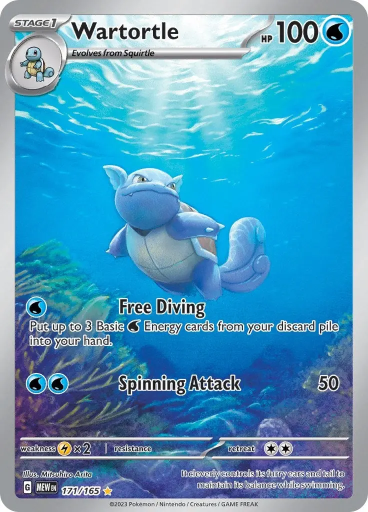 Wartortle (171/165) (Mew) 1