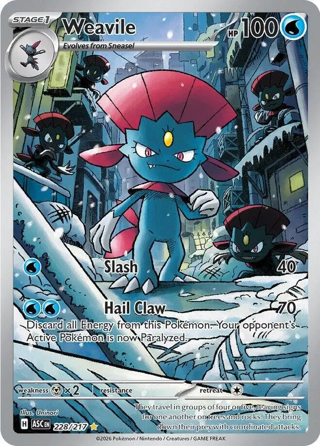 Weavile (228/217) (Asc) 1