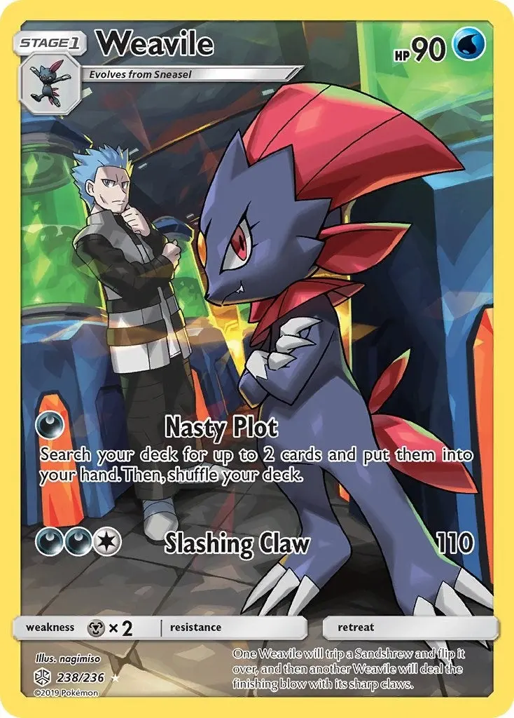 Weavile (Secret) (238/236) (Sm12) 1
