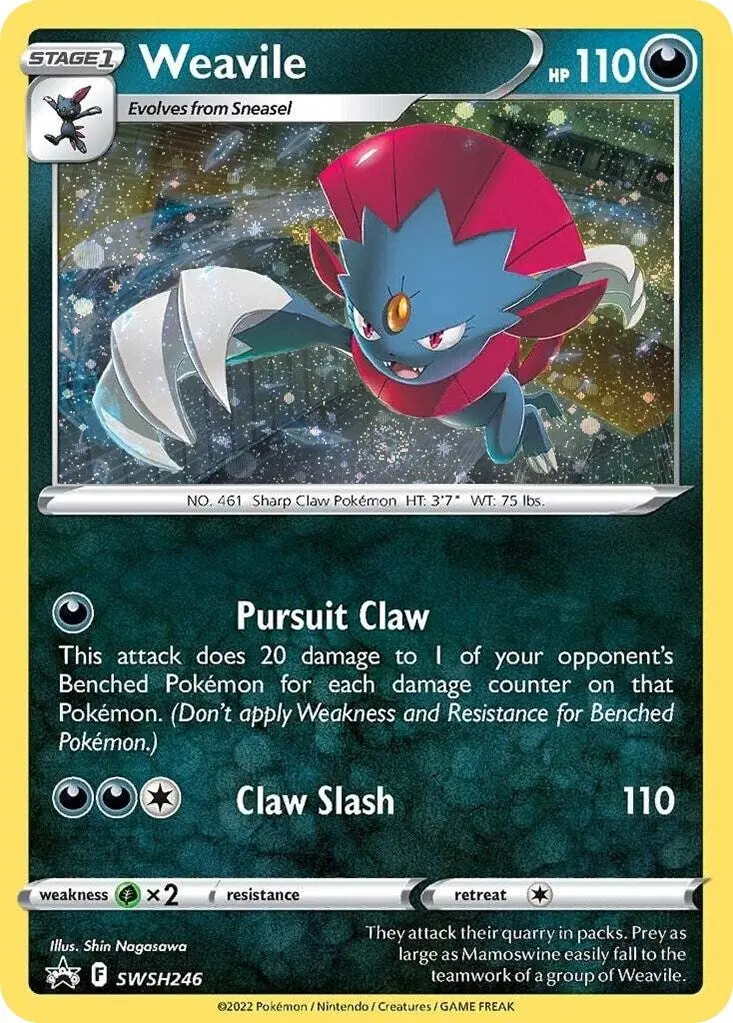 Weavile - Swsh246 (Cosmos Holo) (Swsh246) (Swsd) 1