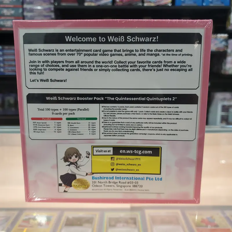 Weiss Schwarz: The Quintessential Quintuplets 2 Booster Box 2