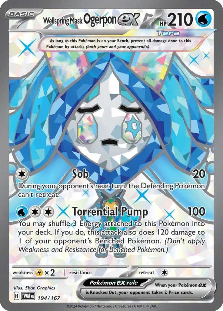 Wellspring Mask Ogerpon Ex (194/167) (Twm) 1
