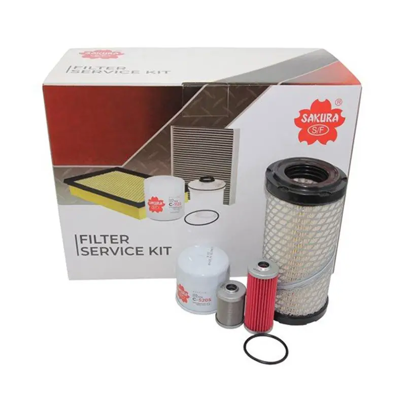 Wf Sakura 250Hr Filter Kit K-52370 For Yanmar Vio 15-2 / Vio 17 3Tnv70 (2004-On) 1