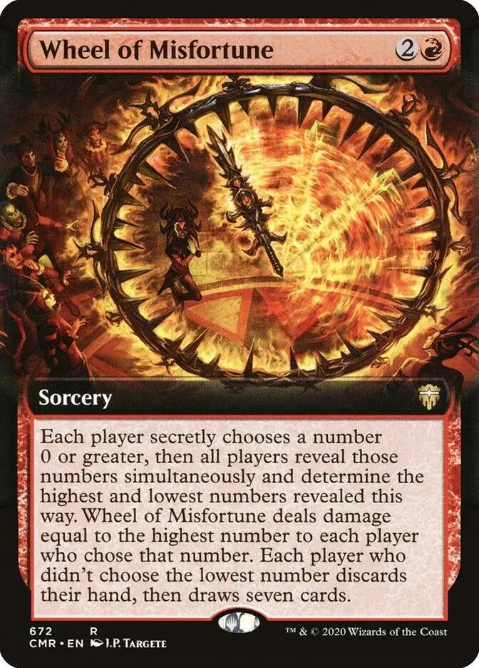Wheel Of Misfortune (Extended Art) (672) (Cmr) 1