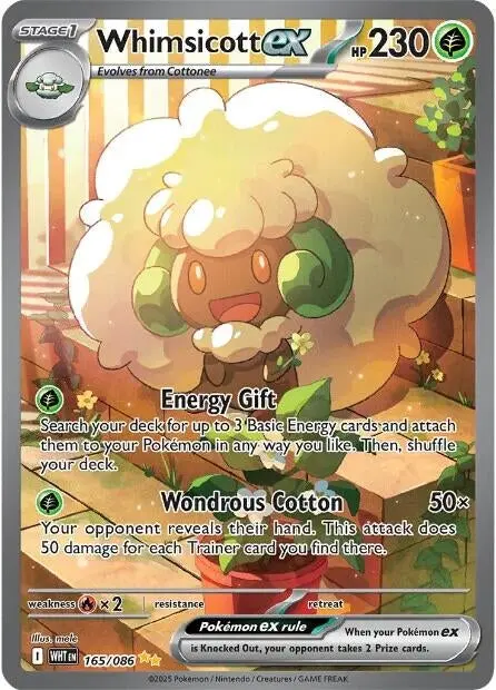 Whimsicott Ex (165/086) (Wht) 1