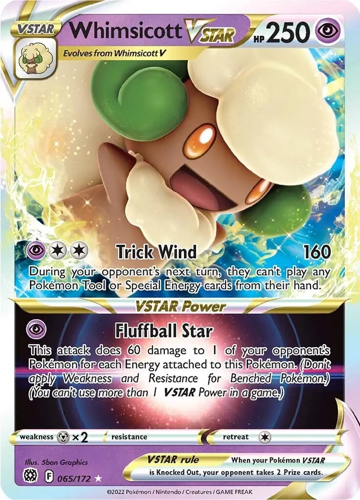 Whimsicott Vstar (065/172) (Swsh09) 1