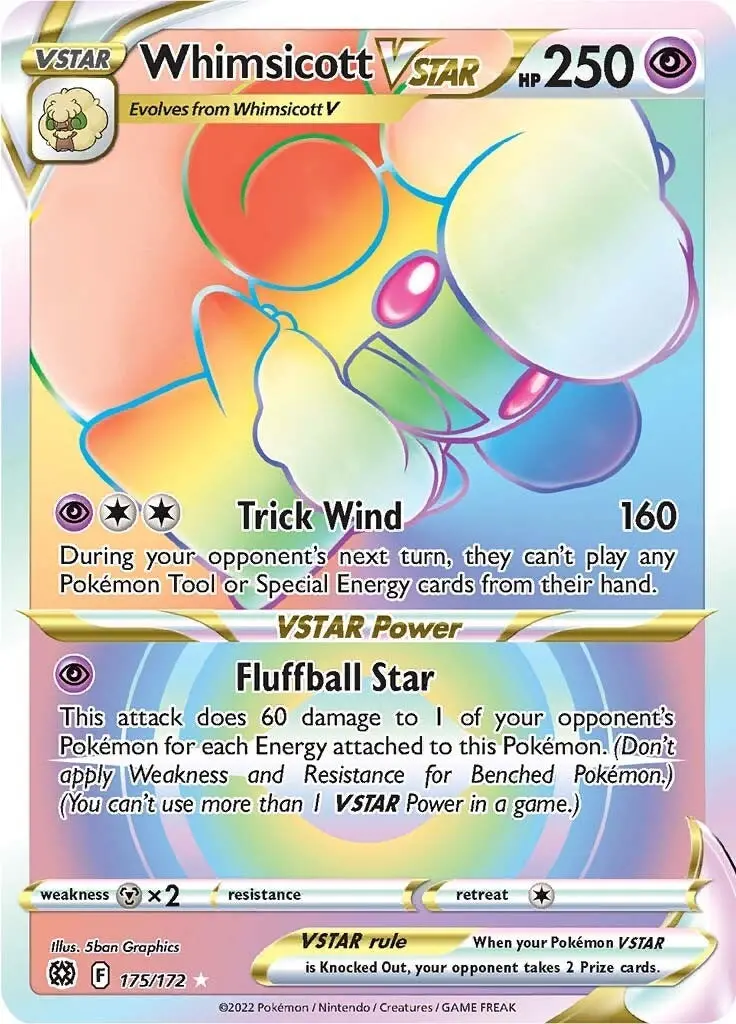 Whimsicott Vstar (Secret) (175/172) (Swsh09) 1