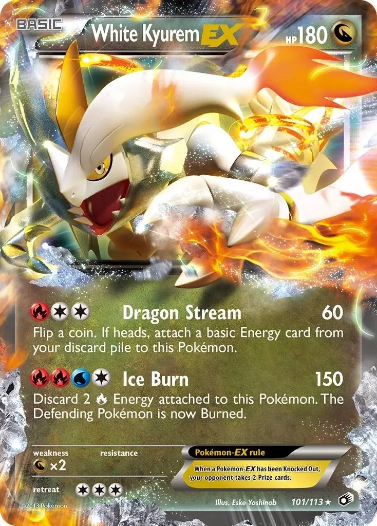 White Kyurem Ex (101/113) (Ltr) 1