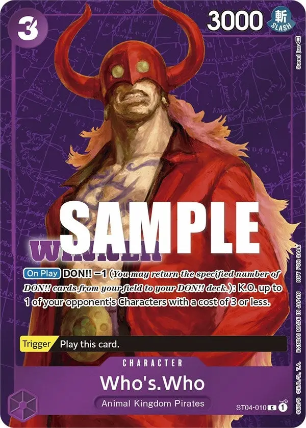Who's.Who (Tournament Pack Vol. 3) [Winner] (St04-010) (Op-Pr) 1