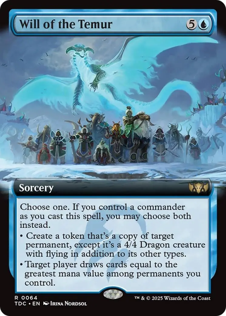 Will Of The Temur (Extended Art) (64) (Tdc) 1