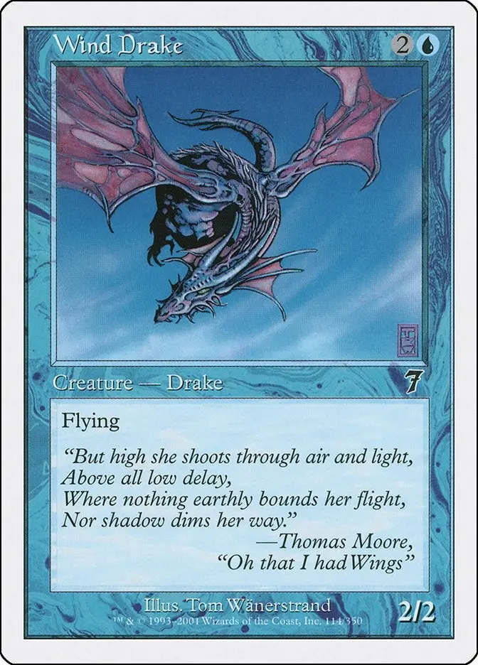 Wind Drake (114) (7Ed) 1