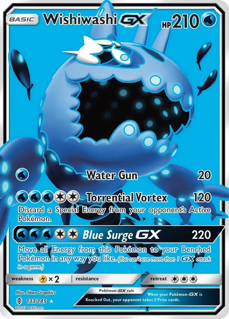 Wishiwashi Gx (Full Art) (133/145) (Sm02) 1