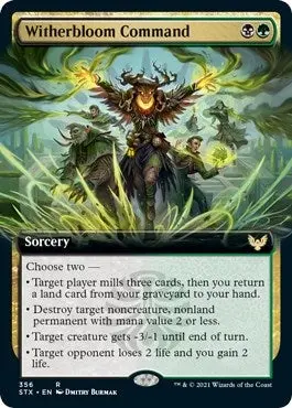 Witherbloom Command (Extended Art) (356) (Stx) 1
