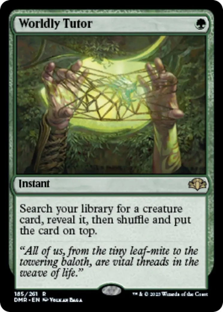 Worldly Tutor (185) (Dmr) 1