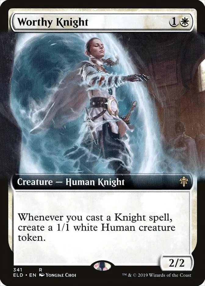 Worthy Knight (Extended Art) (341) (Eld) 1