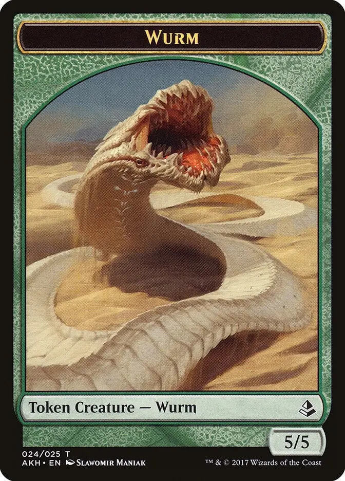 Wurm Token (24) (Akh) 1