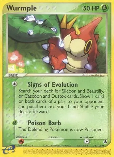 Wurmple (78/109) (Rs) 1
