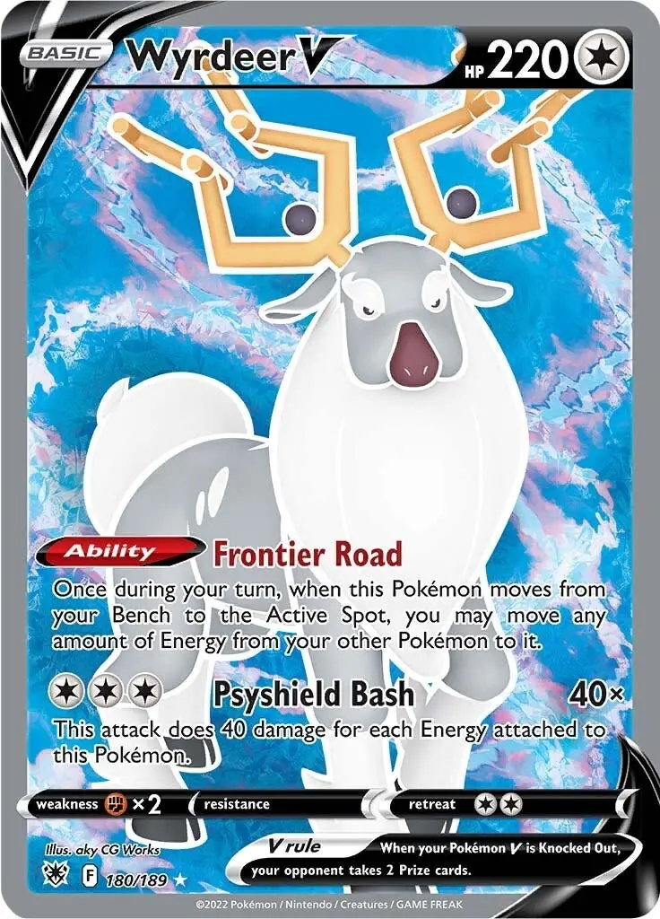 Wyrdeer V (Full Art) (180/189) (Swsh10) 1