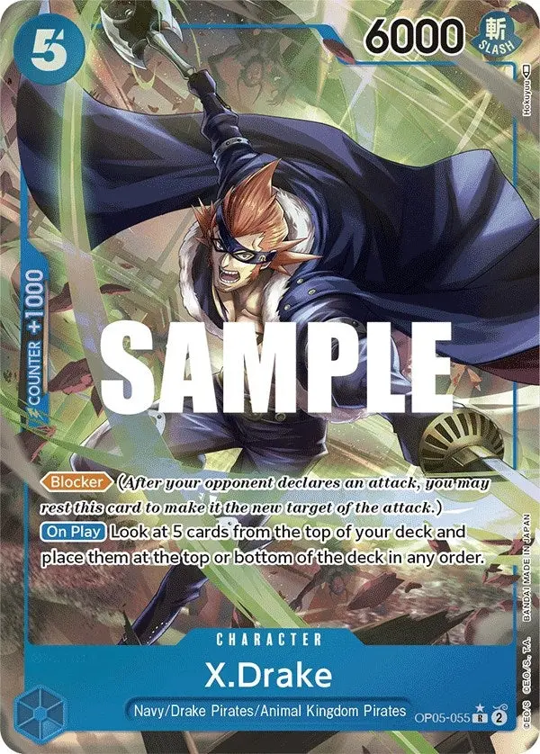 X.Drake (Alternate Art) (Op05-055) (Op05) 1