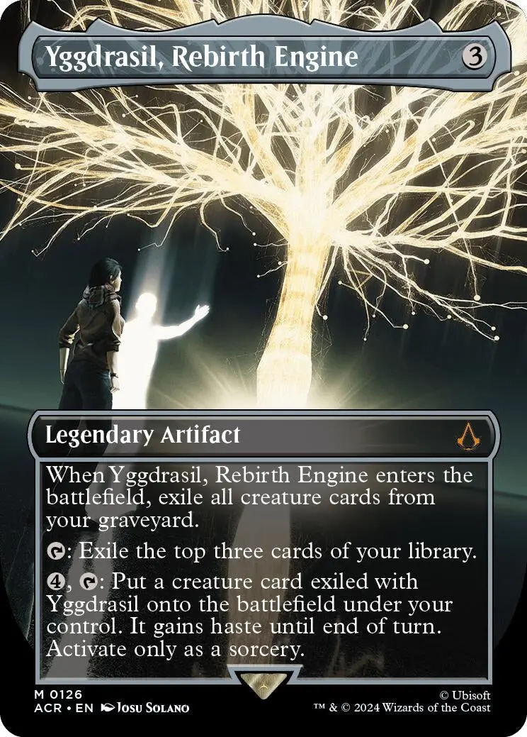 Yggdrasil, Rebirth Engine (Borderless) (126) (Acr) 1