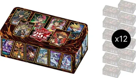 Yu-Gi-Oh! Tcg: 25Th Anniversary Tin: Dueling Heroes (Case Of 12) (1St Edition) 1