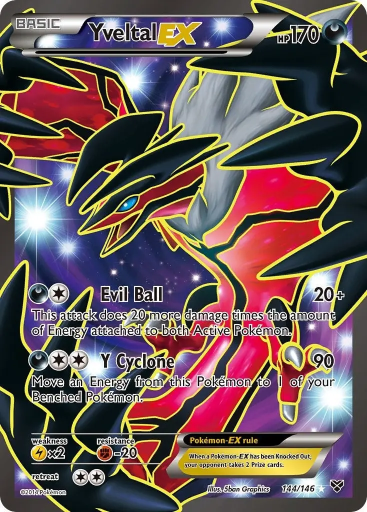 Yveltal Ex (144 Full Art) (144/146) (Xy) 1