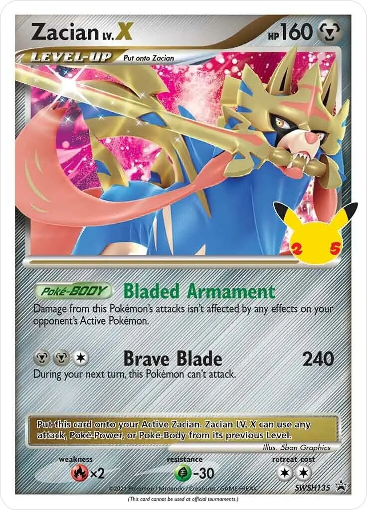 Zacian Lv. X - Swsh135 (Swsh135) (Swsd) 1